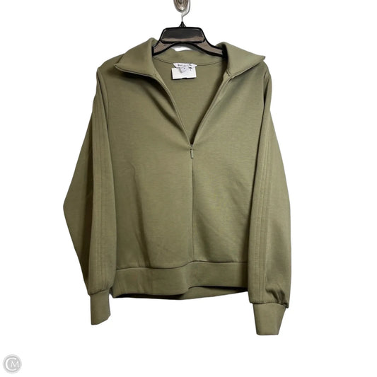 Sweatshirt Collar By Athleta In Green, Size: M