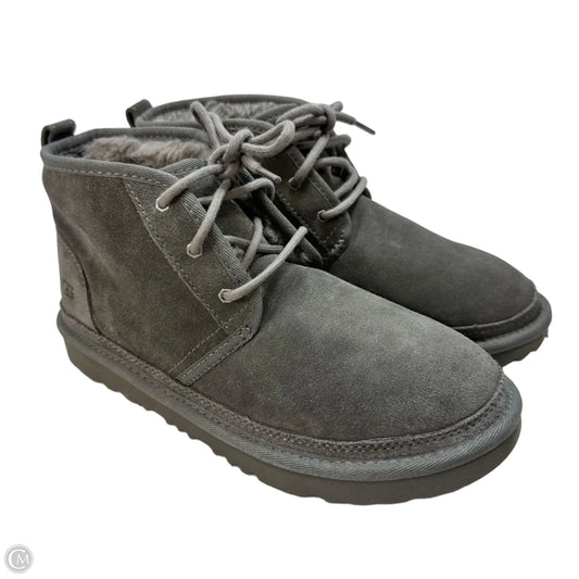 Boots Designer By Ugg In Grey, Size: 38