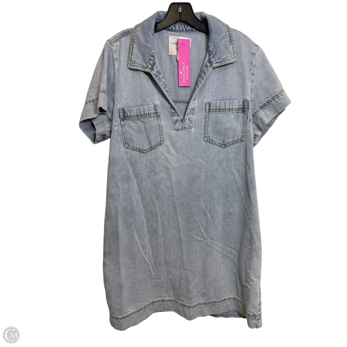 Dress Casual Maxi By Habitual In Blue Denim, Size: L
