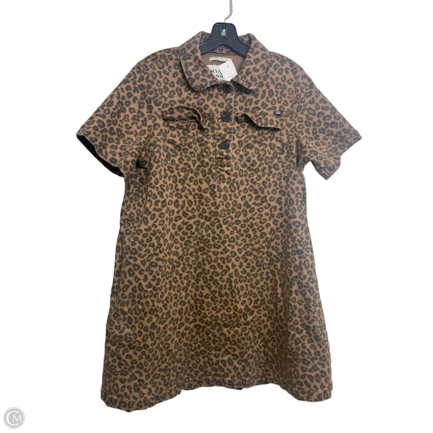 Dress Casual Maxi By Scotch & Soda In Animal Print, Size: M