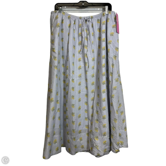 Skirt Maxi By Universal Thread In Blue, Size: L
