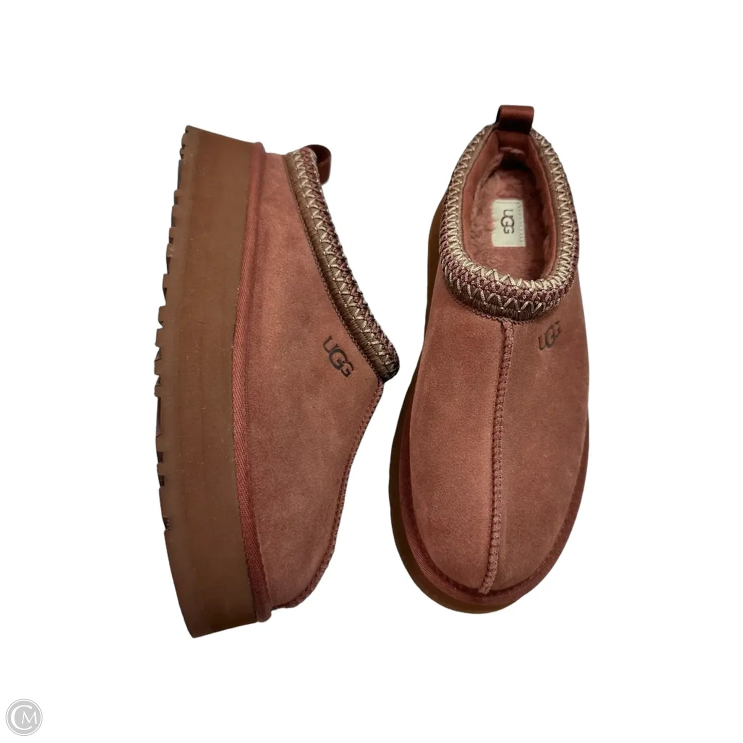 Platform Shoes Designer By Ugg In Maroon, Size: 9