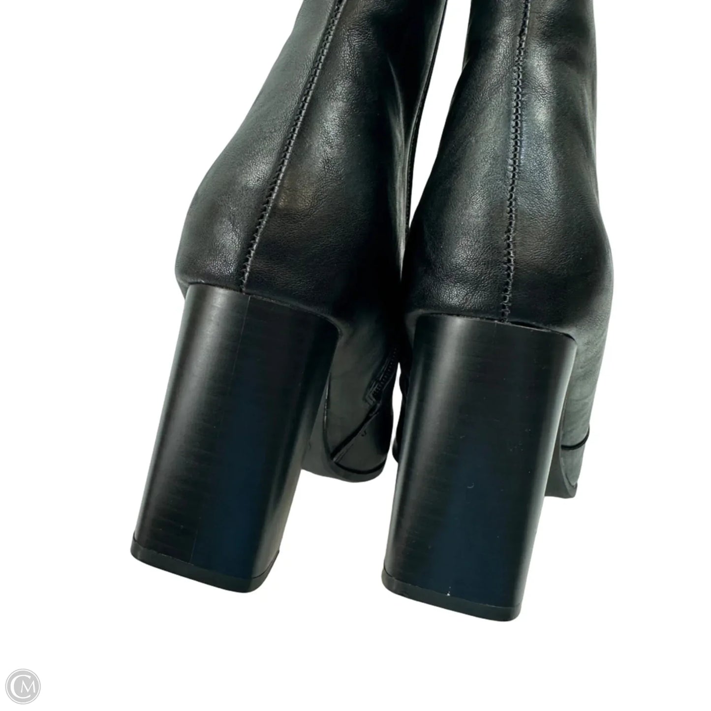 Boots Mid-calf Heels By Journee In Black, Size: 11