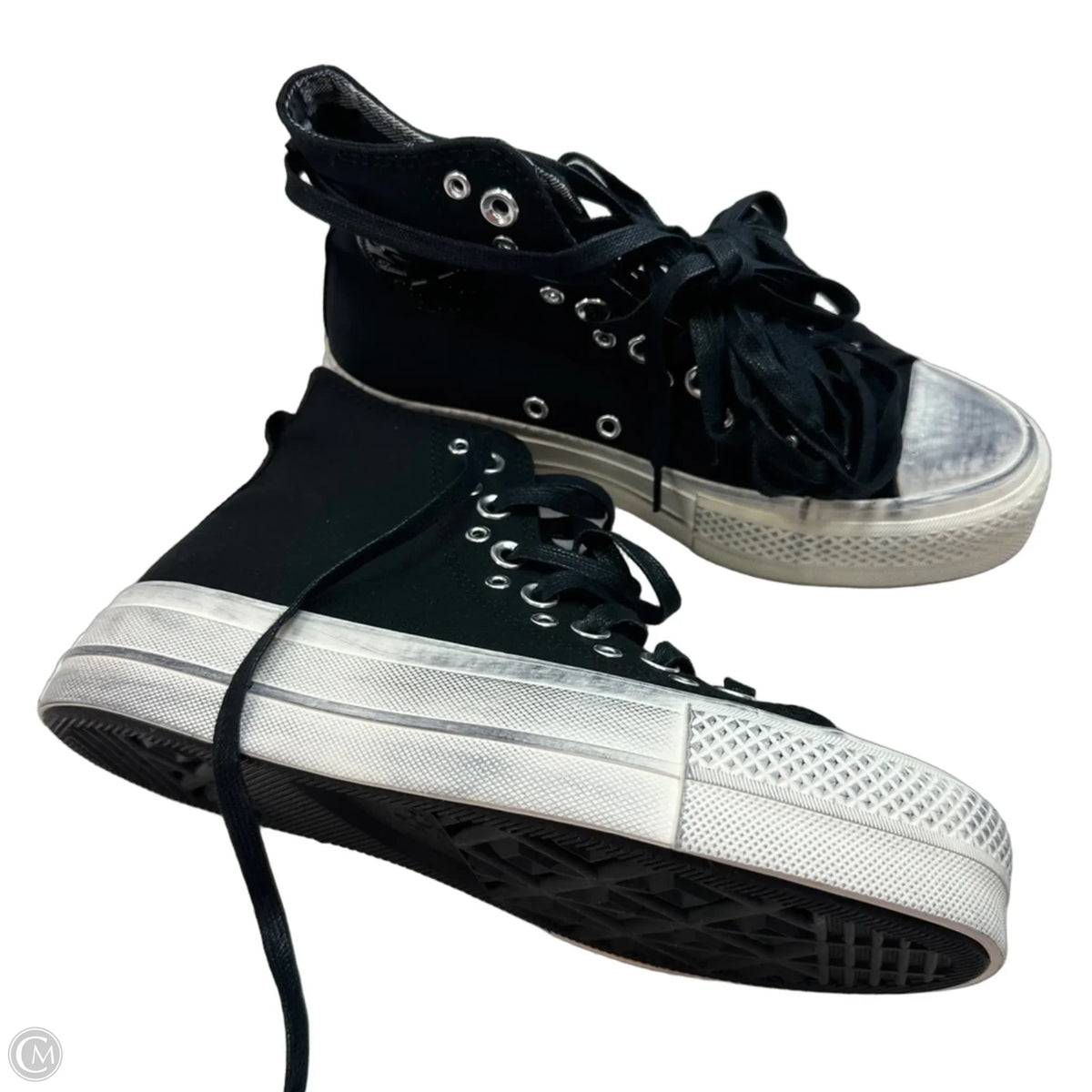 Shoes Sneakers Platform By Converse In Black, Size: 6.5