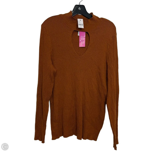 Top Long Sleeve By Lane Bryant In Orange, Size: 22