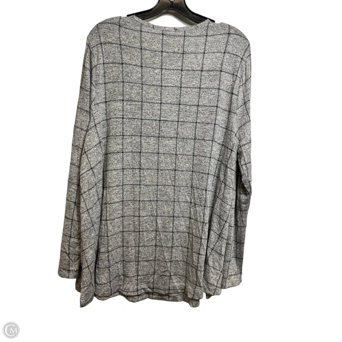 Top Long Sleeve By Lane Bryant In Grey, Size: 18