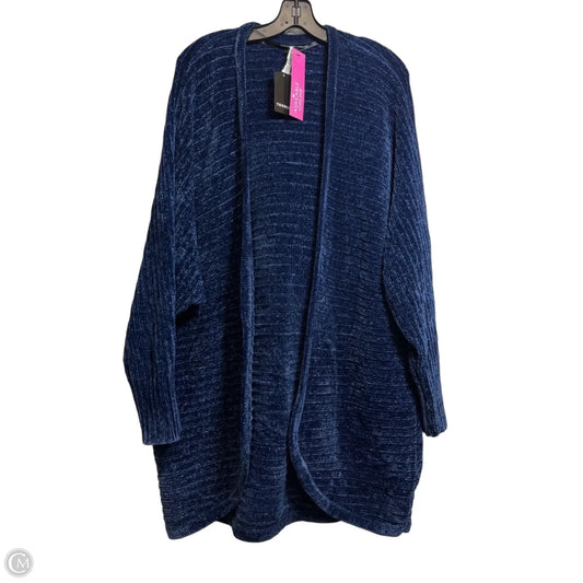 Cardigan By Torrid In Blue, Size: 3x