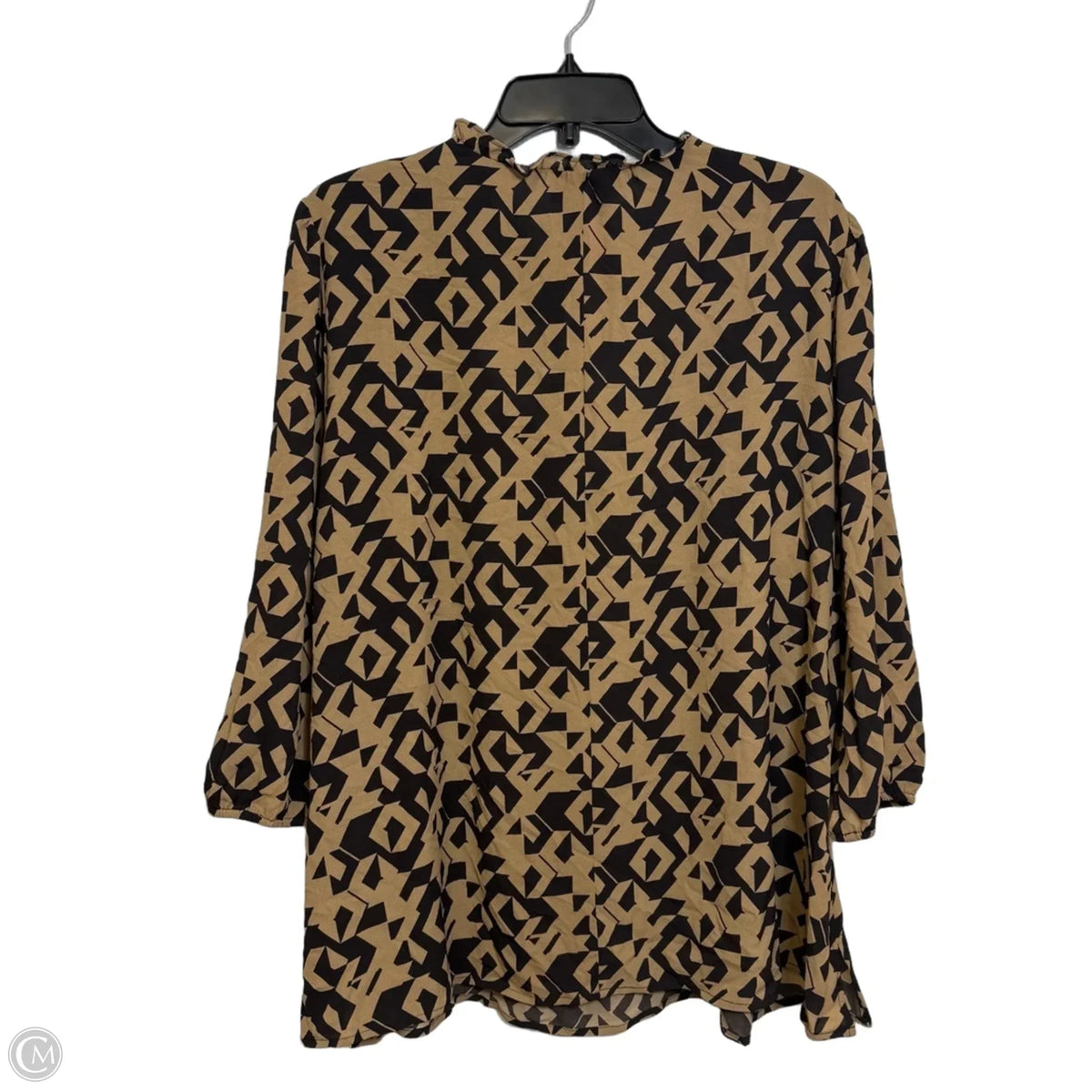 Top Long Sleeve By Lane Bryant In Geometric Pattern, Size: 20