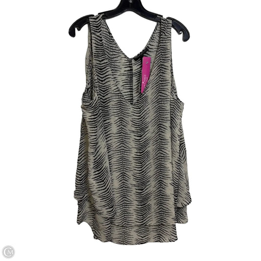 Tank Top By Lane Bryant In Zebra Print, Size: 20