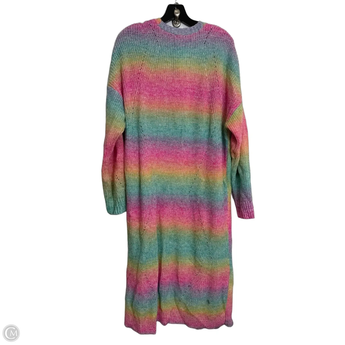 Cardigan By Torrid In Rainbow Print, Size: 2x