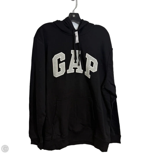 Sweatshirt Hoodie By Gap In Black, Size: Xl