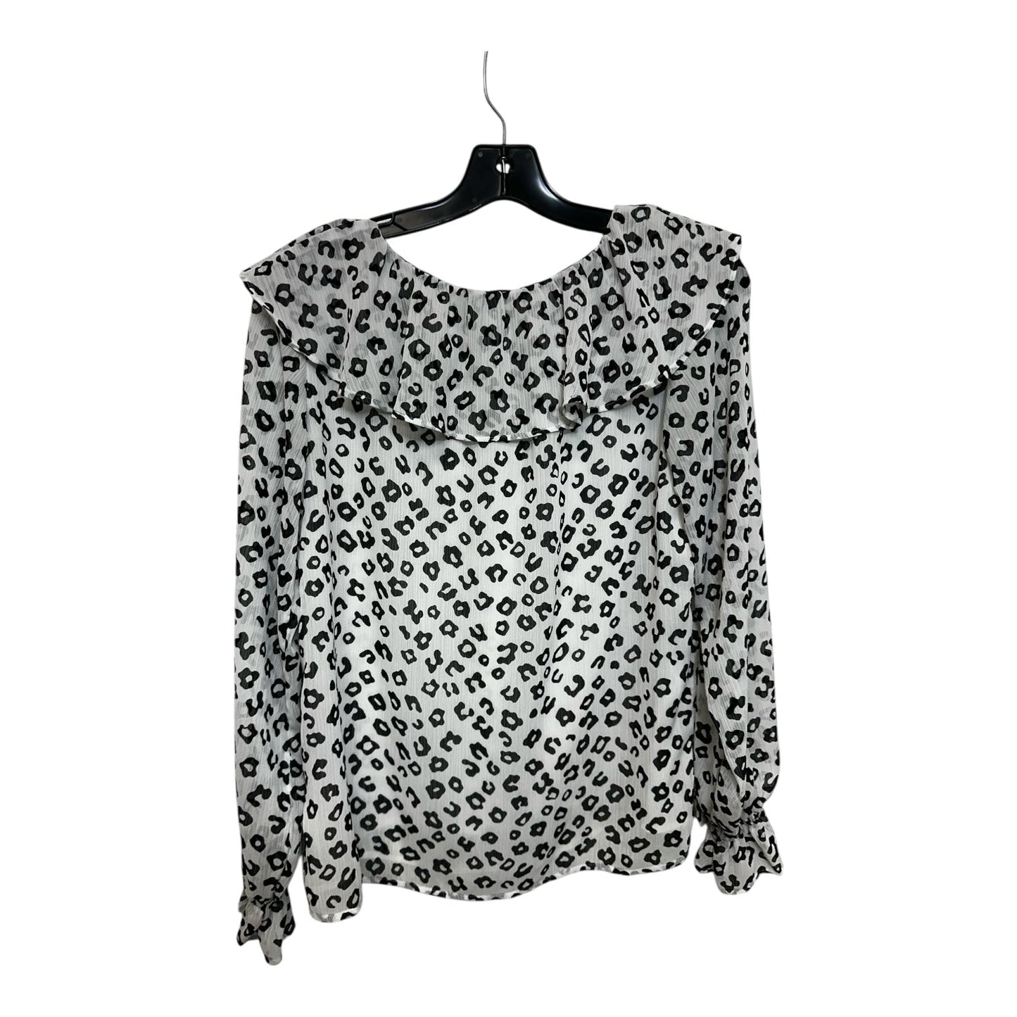 Top Long Sleeve By Loft In Animal Print, Size: Xs