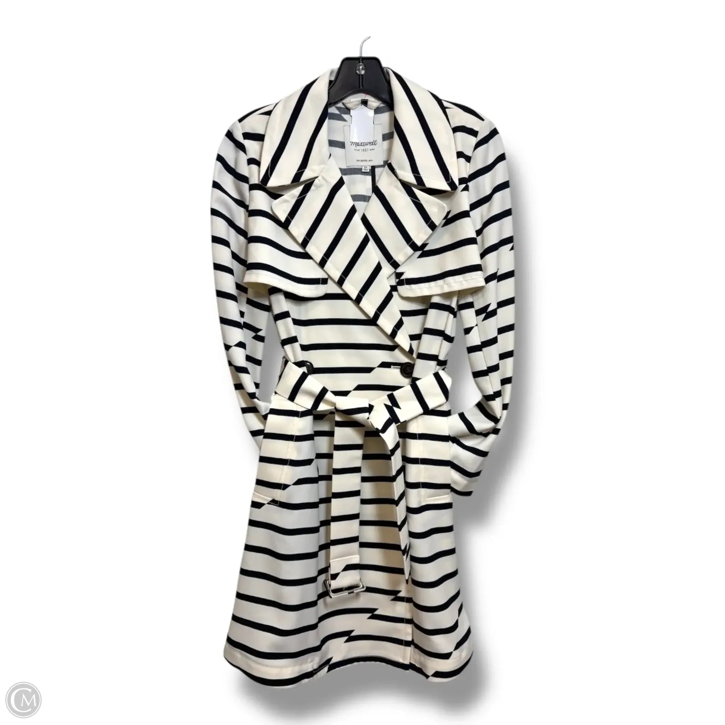 Coat Other By MADEWELL In Black & Cream, Size: Xs