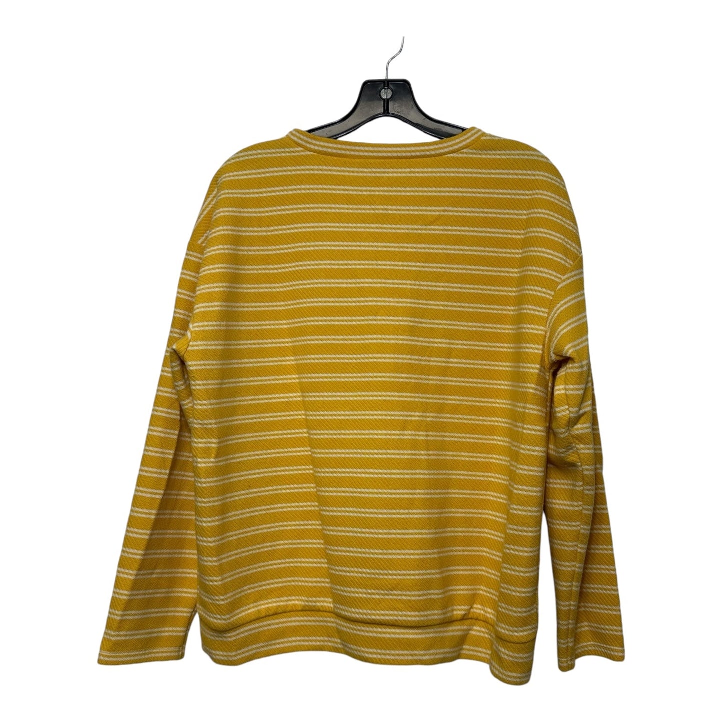 Top Long Sleeve By Loft In Yellow, Size: L