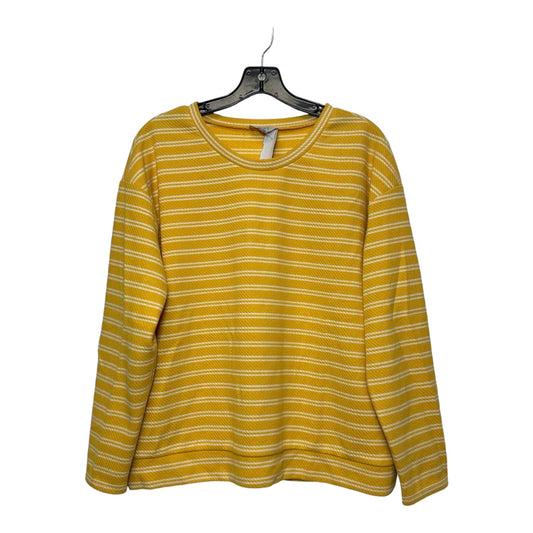 Top Long Sleeve By Loft In Yellow, Size: L