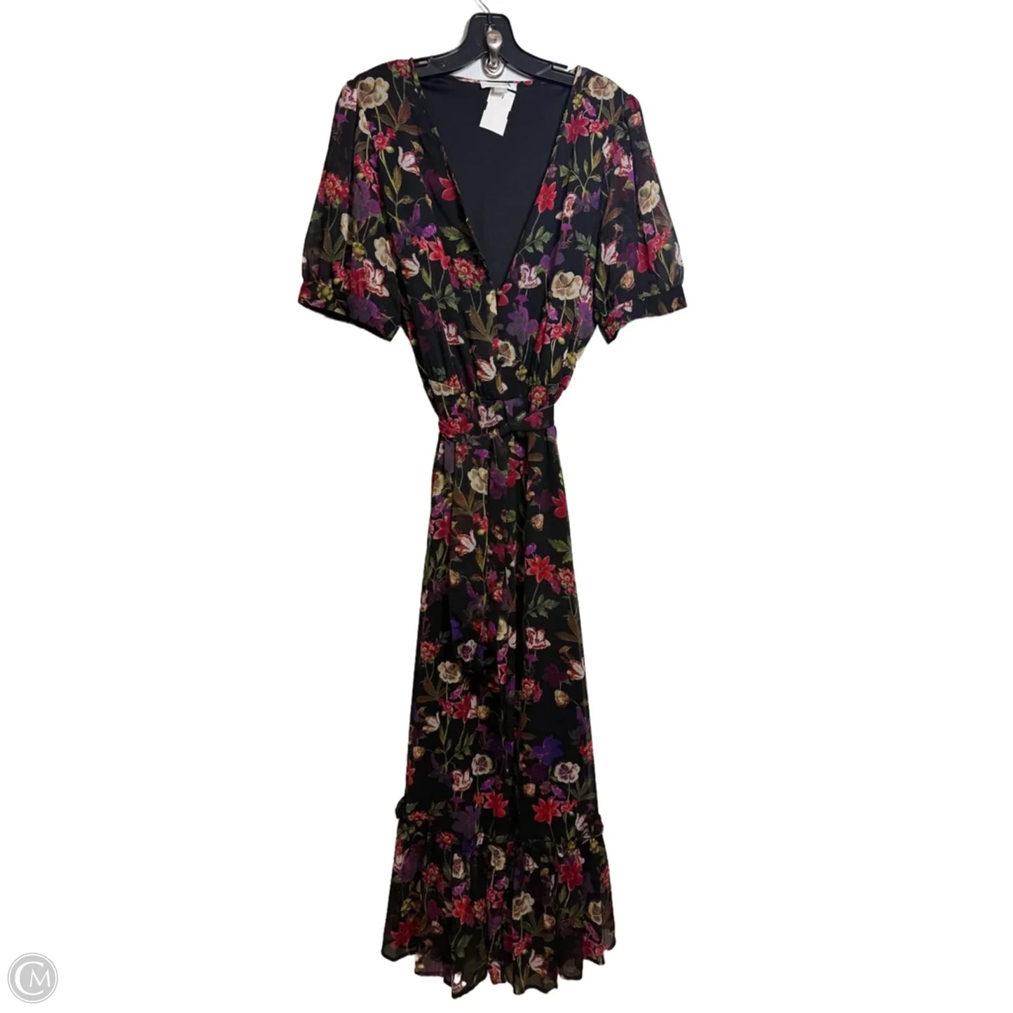 Dress Party Long By Calvin Klein In Floral Print, Size: 10