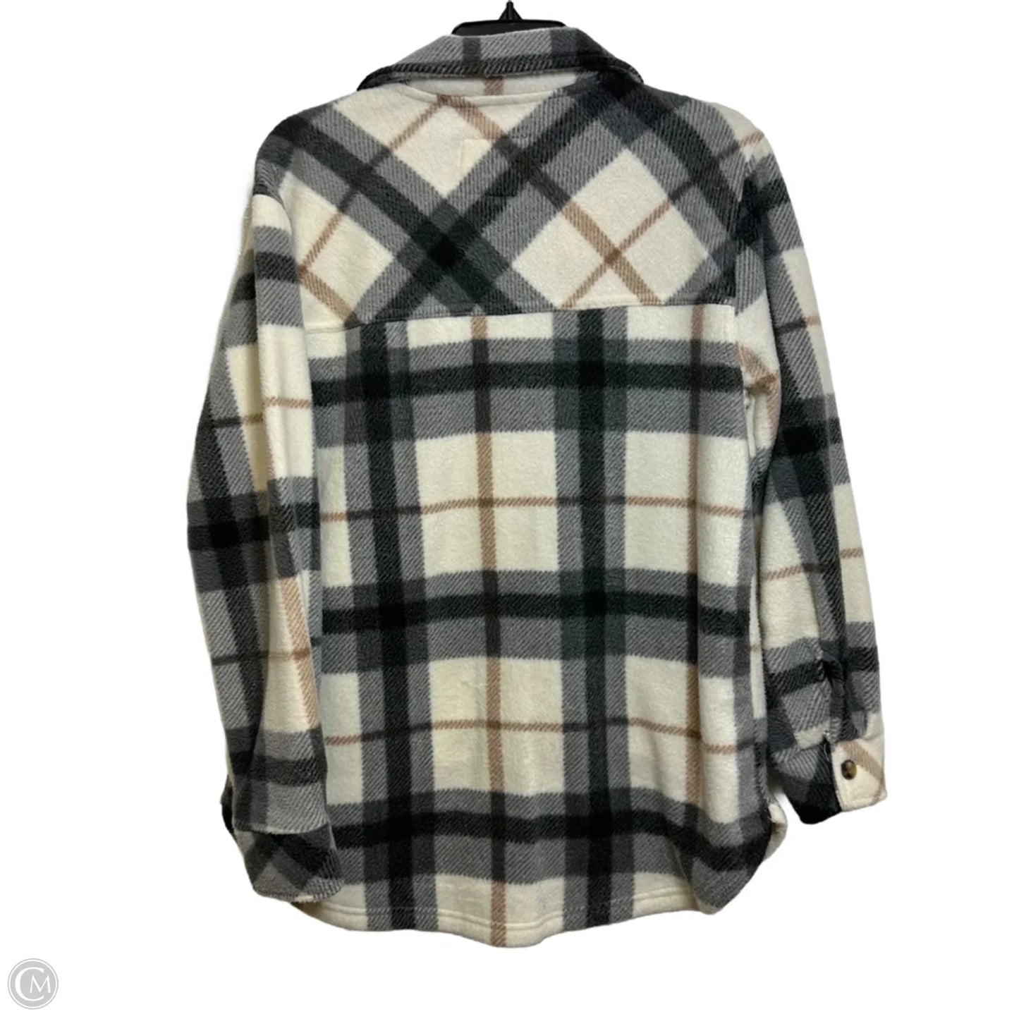 Jacket Shirt By Thread And Supply In Plaid Pattern, Size: M