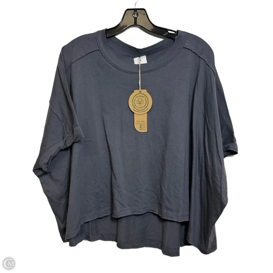 Top Short Sleeve By Clothes Mentor In Grey, Size: L