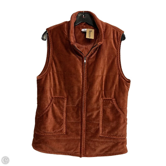 Vest Other By Clothes Mentor In Orange, Size: L