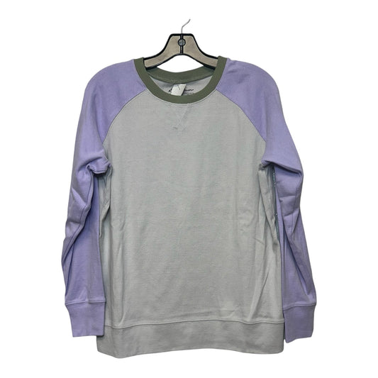 Sweatshirt Crewneck By Eddie Bauer In Grey, Size: L