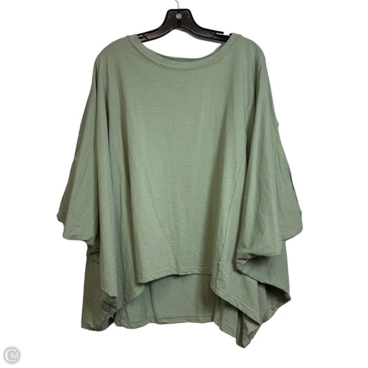 Top Sleeveless By Heyson In Green, Size: 1x