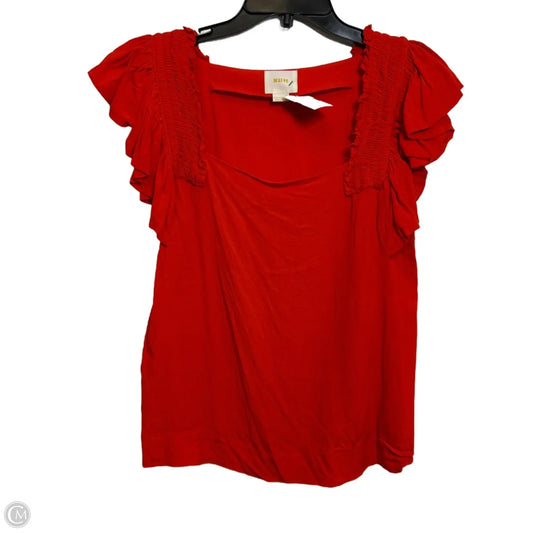 Top Sleeveless By Maeve In Red, Size: 12