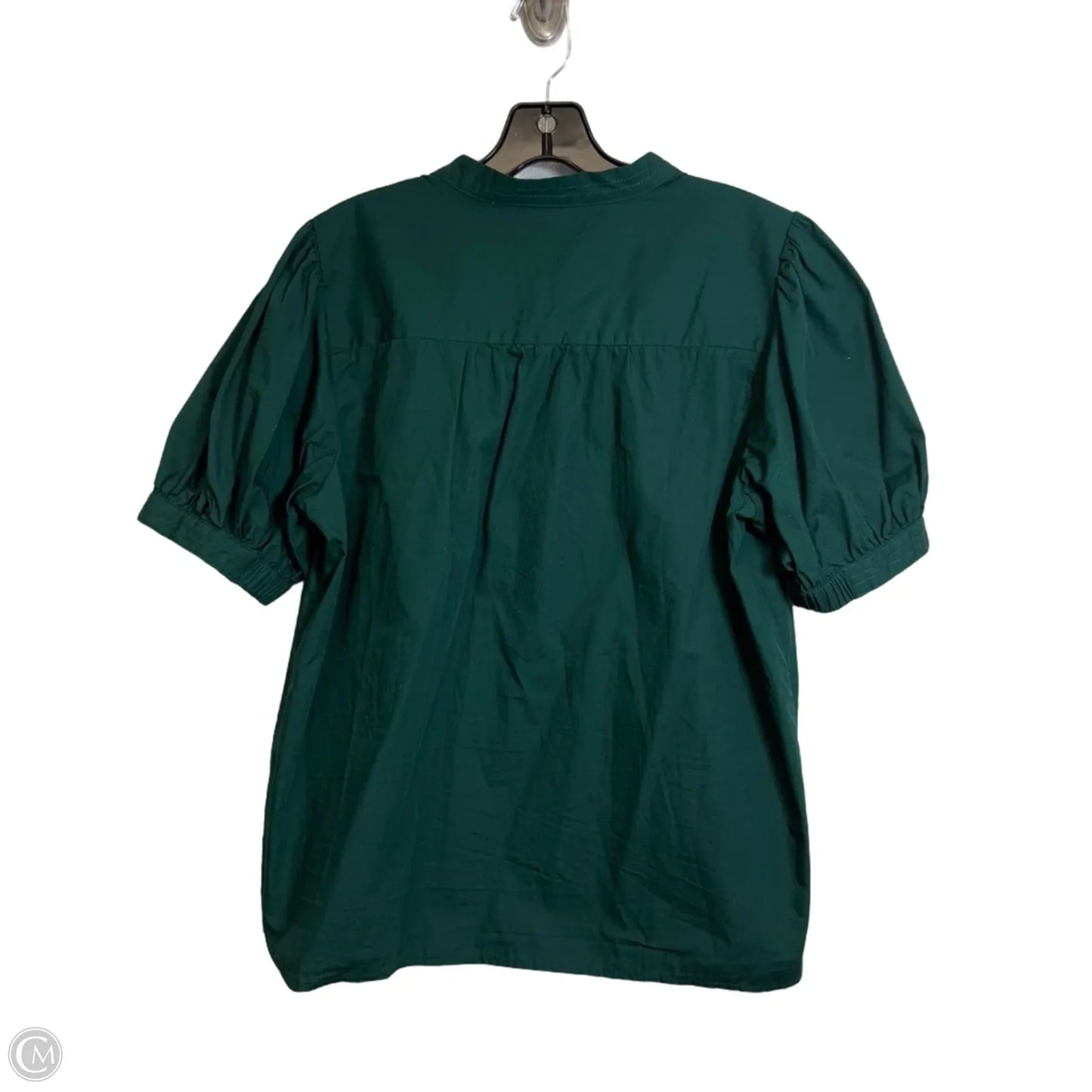 Top Short Sleeve By Nine West In Green, Size: L