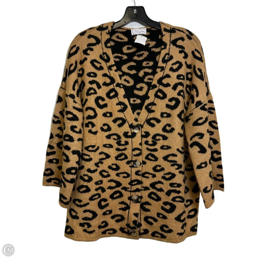 Cardigan By Sage In Animal Print, Size: Xs