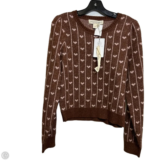 Sweater By Saltwater Luxe In Brown, Size: M