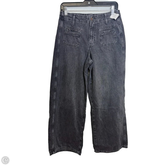 Jeans Wide Leg By Old Navy In Black, Size: 4
