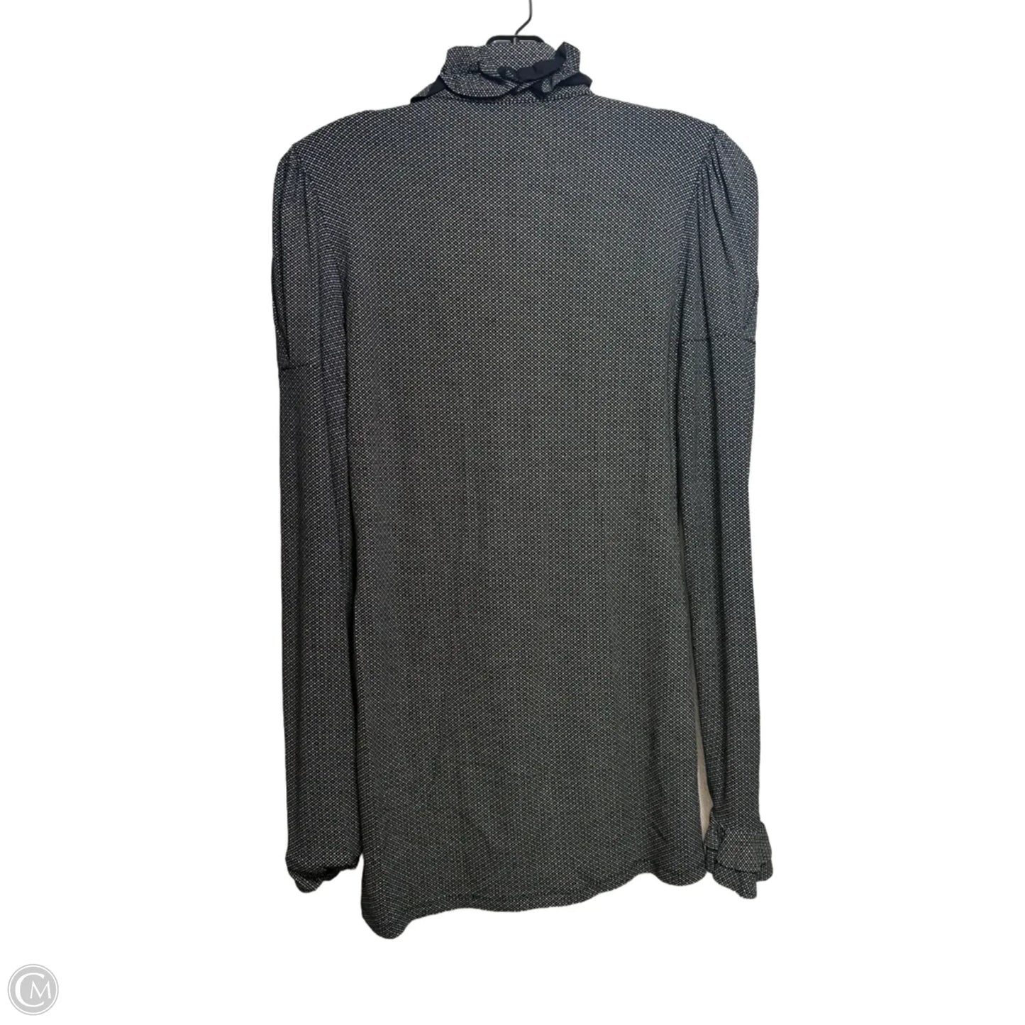 Top Long Sleeve By Vertigo In Black, Size: S