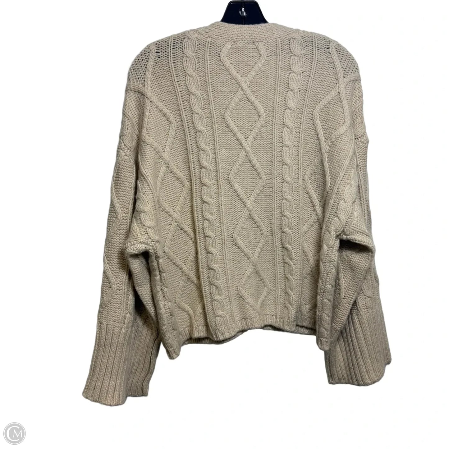 Cardigan By Zara In Cream, Size: Xs