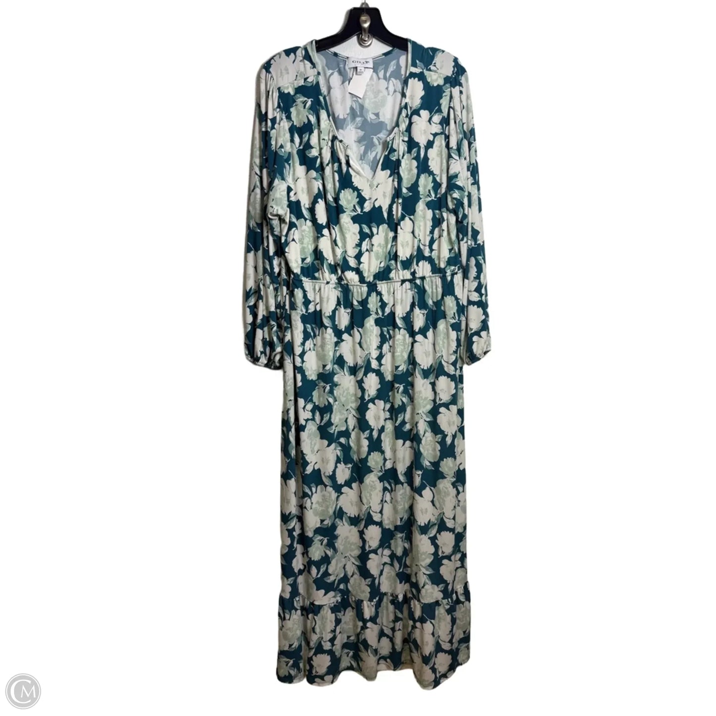 Dress Casual Maxi By Gilli In Floral Print, Size: 3x