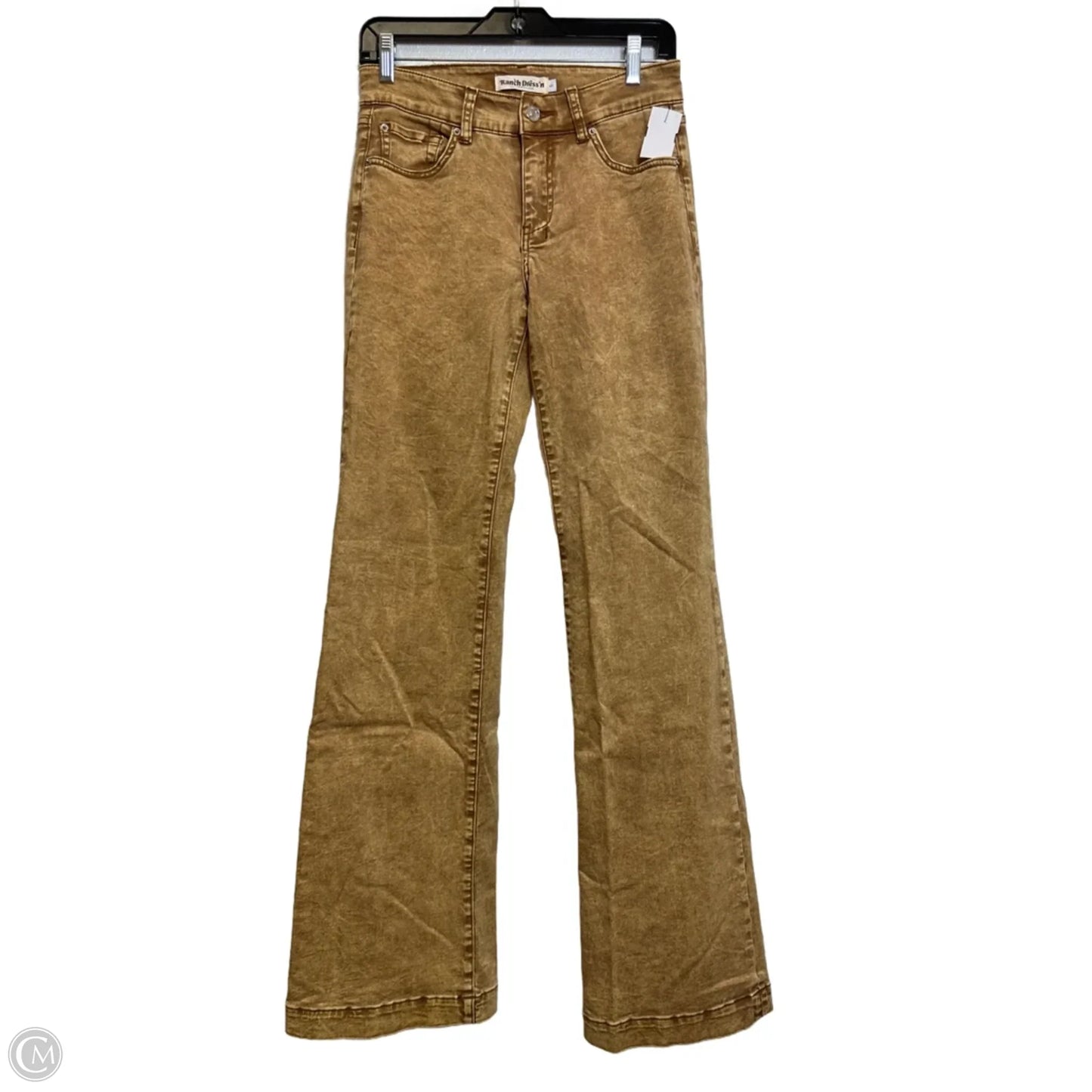 Jeans Flared By Clothes Mentor In Copper, Size: S