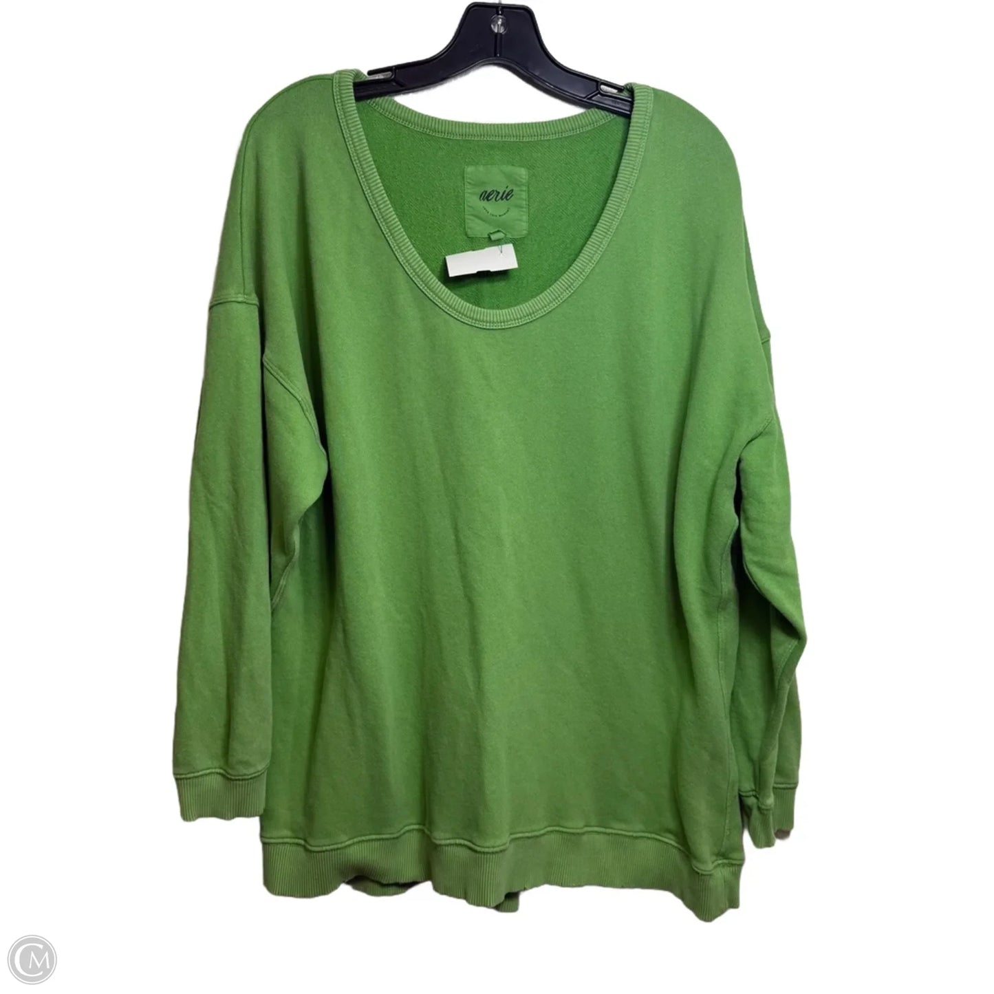 Sweatshirt Crewneck By Aerie In Green, Size: M