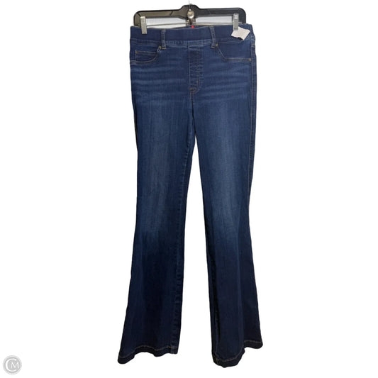 Jeans Flared By Spanx In Blue Denim, Size: M