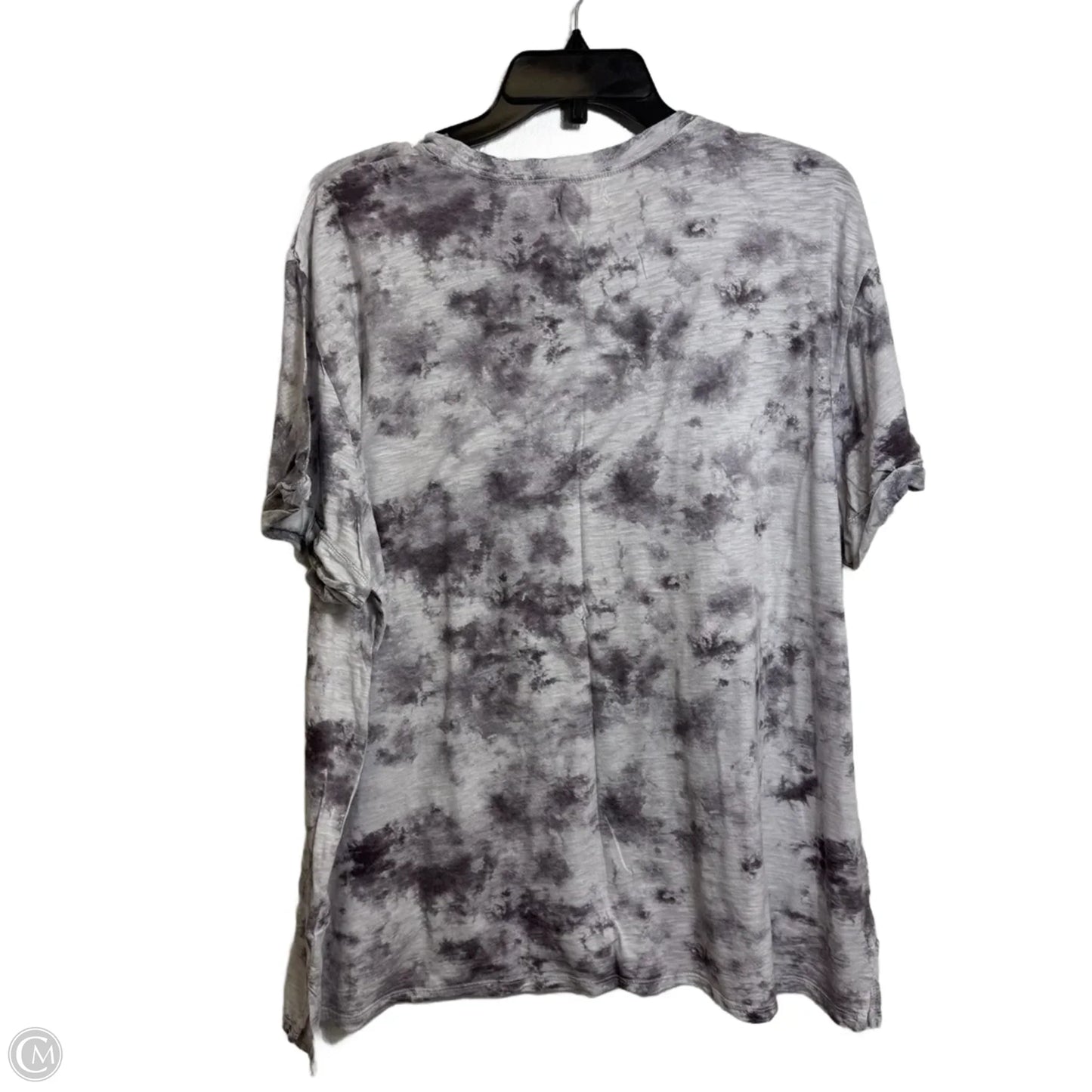 Top Short Sleeve By Clothes Mentor In Tie Dye Print, Size: Xxl