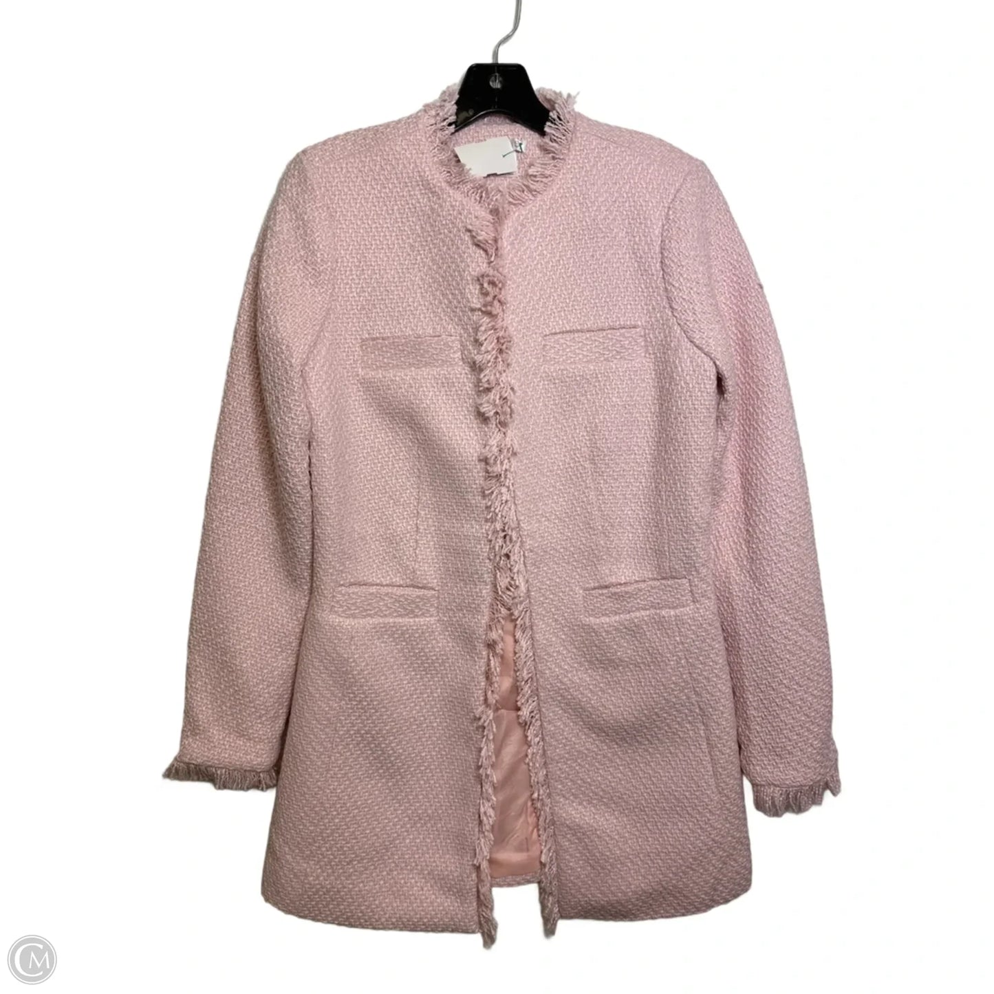 Long coat Blazer By Venus In Pink, Size: 4