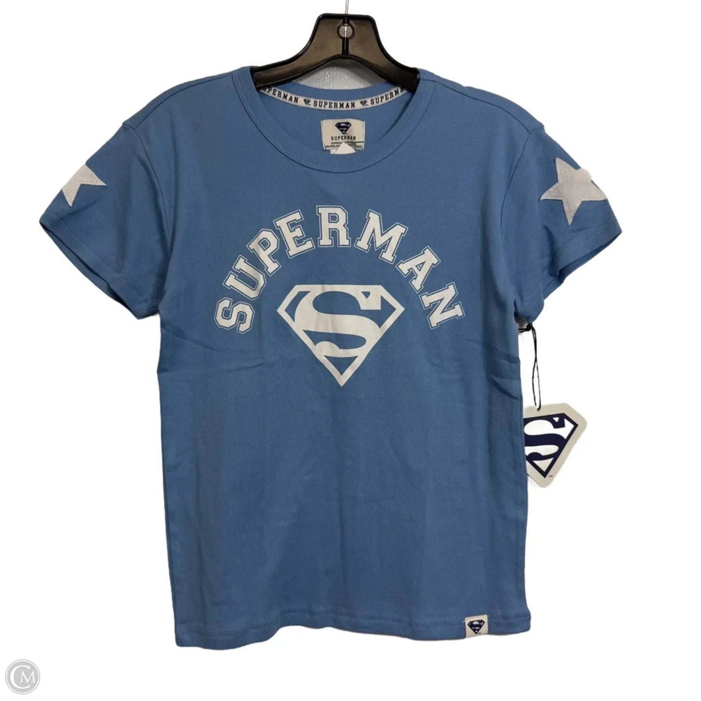 Top Short Sleeve By Clothes Mentor In Blue, Size: M