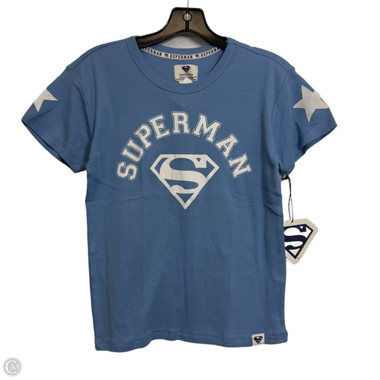 Top Short Sleeve By Clothes Mentor In Blue, Size: M