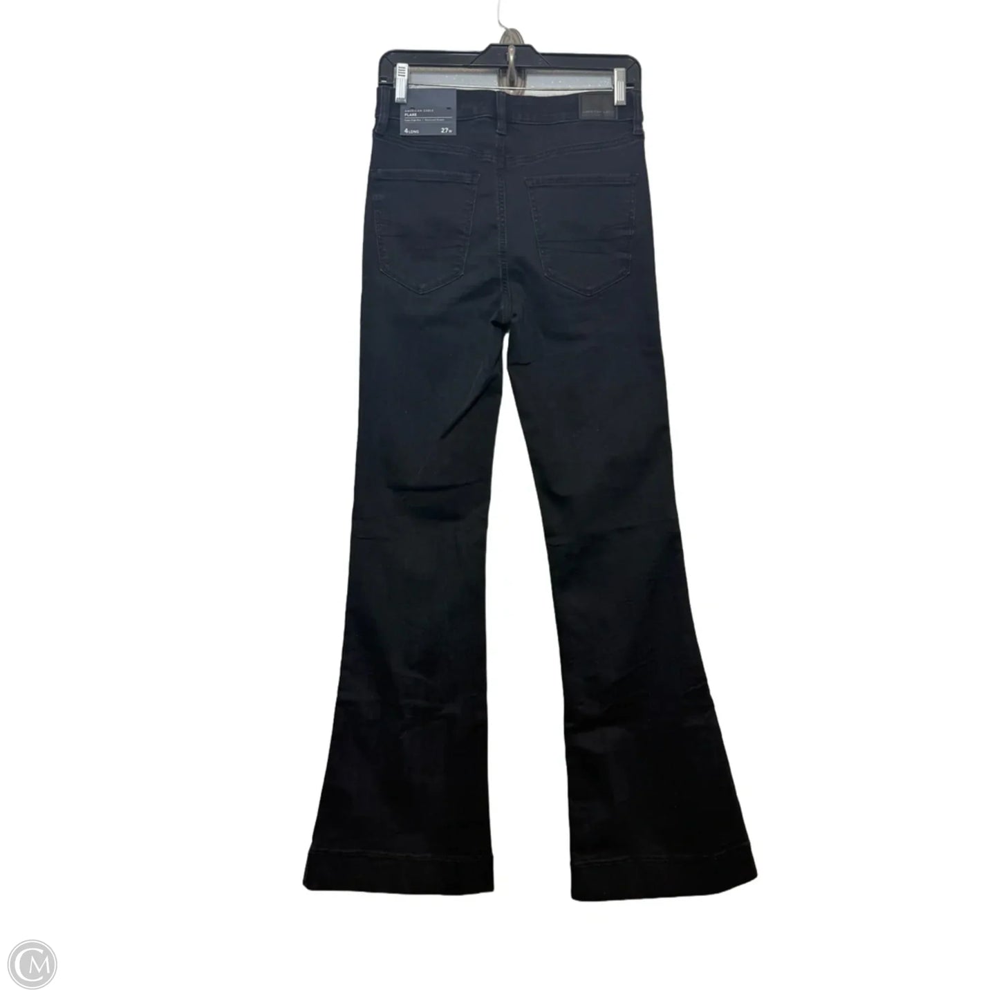 Jeans Flared By American Eagle In Black, Size: 4l
