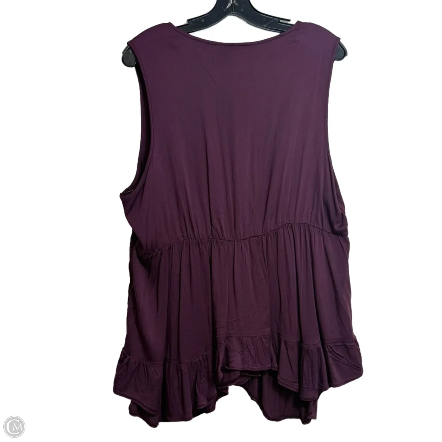 Top Sleeveless By Torrid In Purple, Size: L