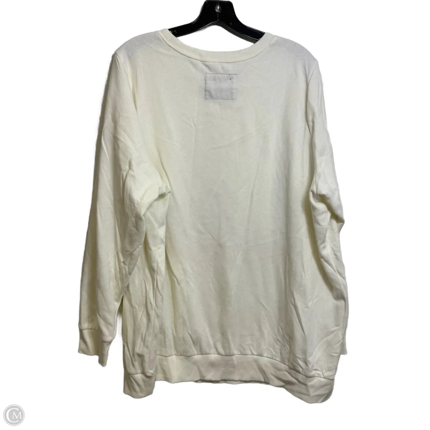 JAWS Sweatshirt Crewneck By Cmf In Cream, Size: 3x