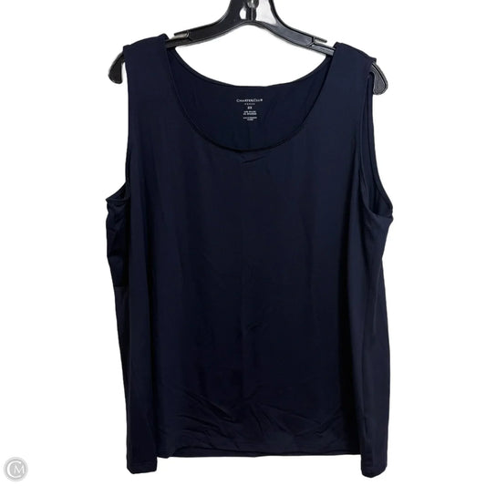 Tank Top By Charter Club In Navy, Size: 2x