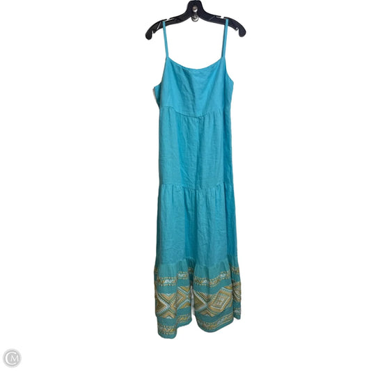Dress Casual Maxi By Haris Cotton In Blue, Size: L