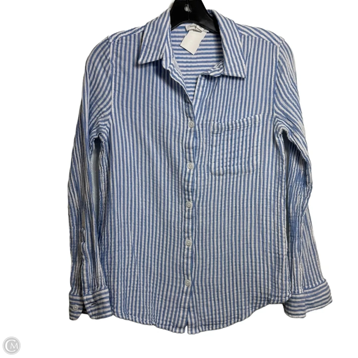 Top Long Sleeve By Beachlunchlounge In Striped Pattern, Size: Xs