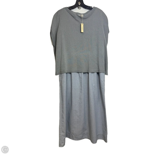 Dress Casual Maxi By Max Studio In Grey, Size: L