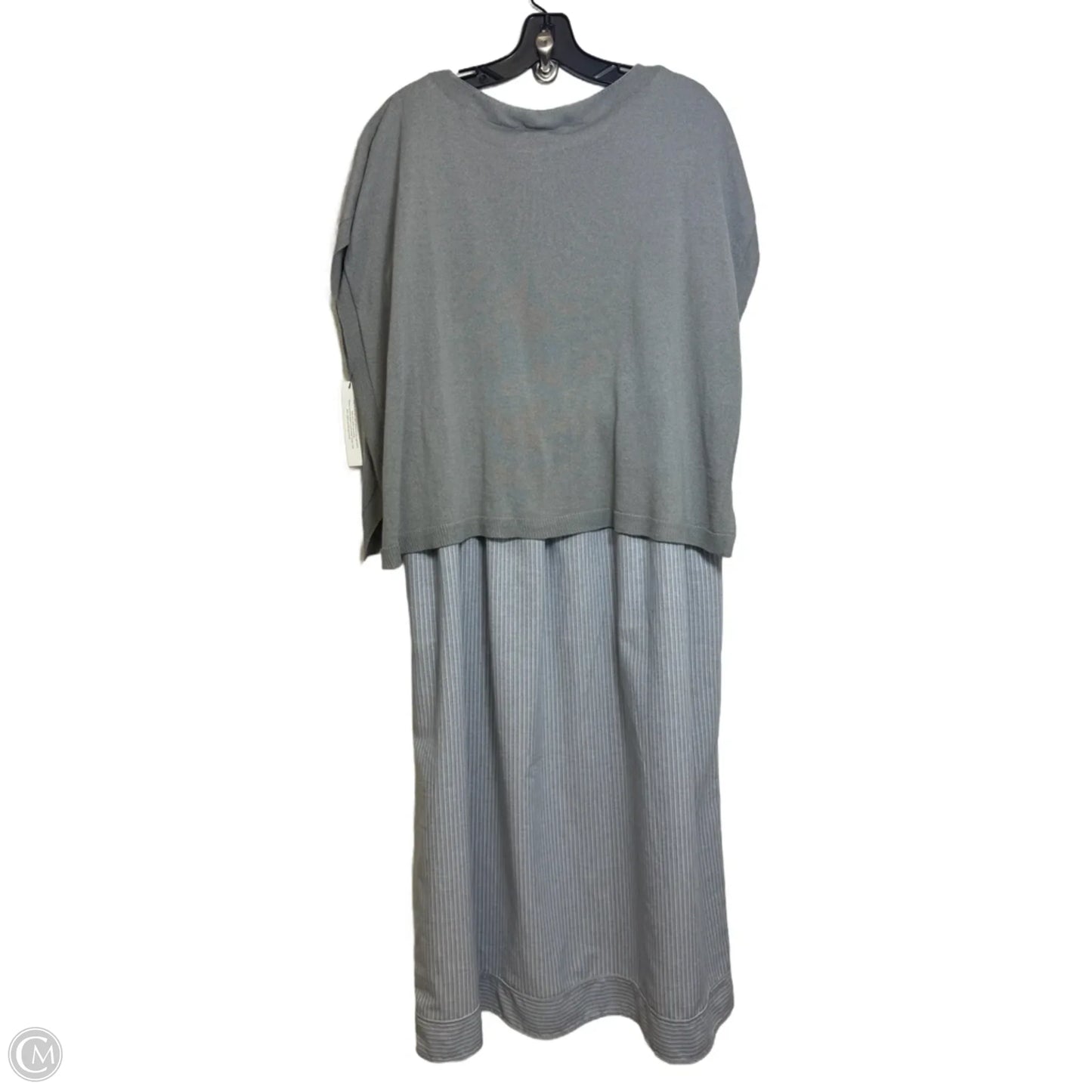 Dress Casual Maxi By Max Studio In Grey, Size: L