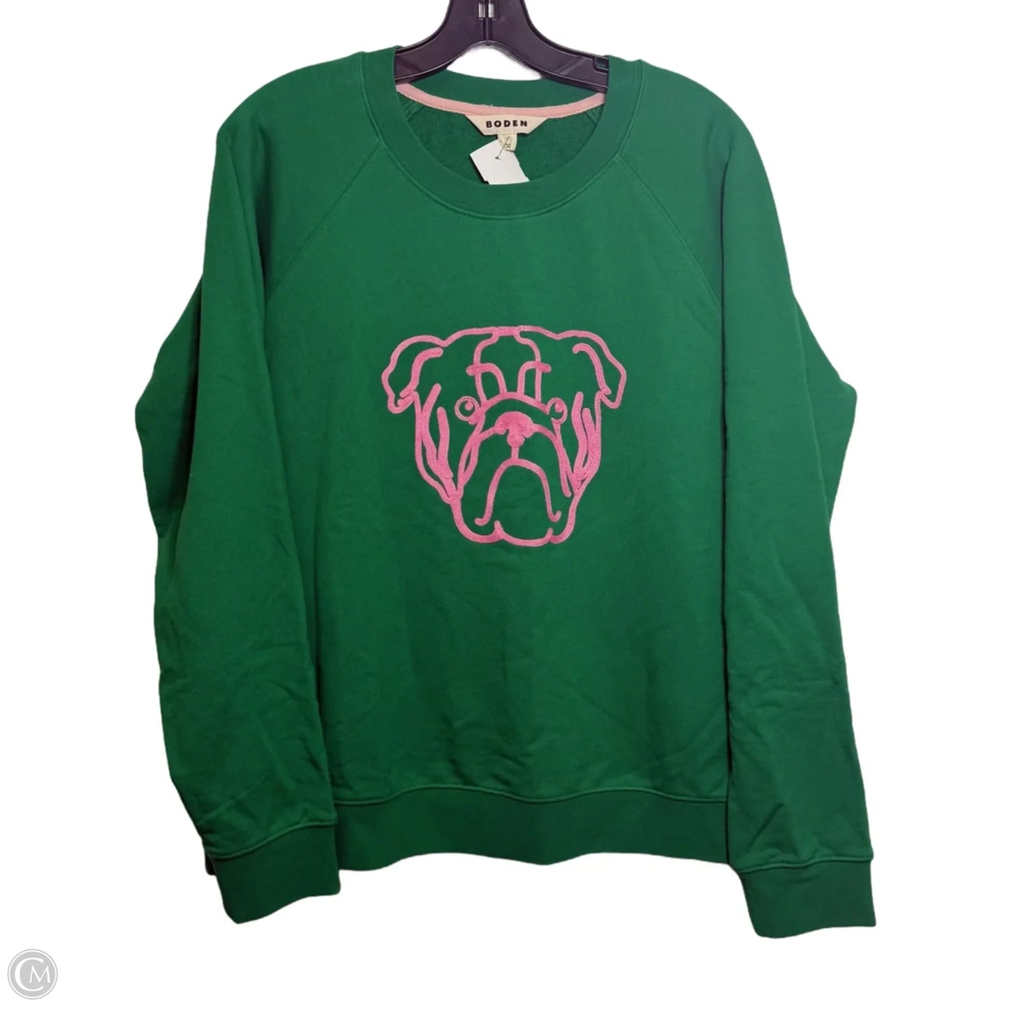 Sweatshirt Crewneck By Boden In Green, Size: L