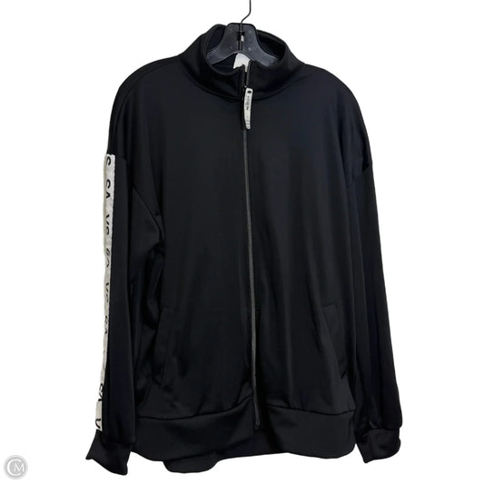 Athletic Jacket By Victorias Secret In Black, Size: L